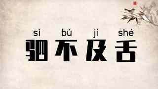 驷不及舌