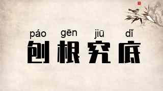 刨根究底