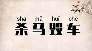 杀马毁车