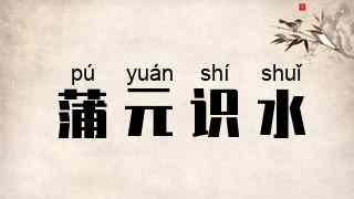 蒲元识水