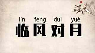 临风对月