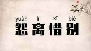 怨离惜别