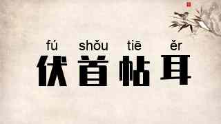 伏首帖耳