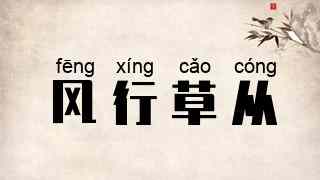 风行草从