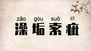 澡垢索疵