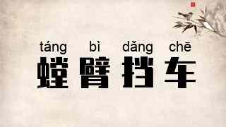 螳臂挡车