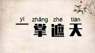 一掌遮天
