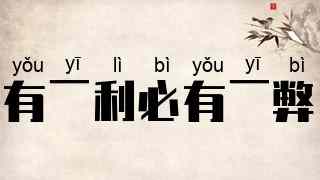 有一利必有一弊