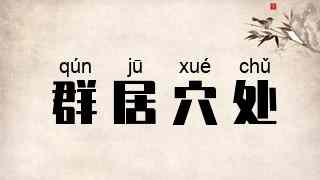 群居穴处