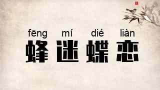蜂迷蝶恋