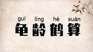 龟龄鹤算