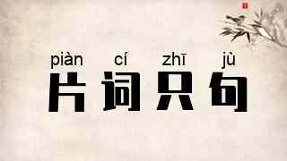 片词只句