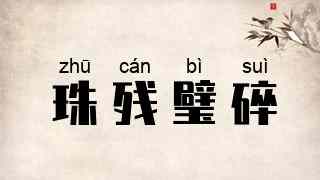 珠残璧碎