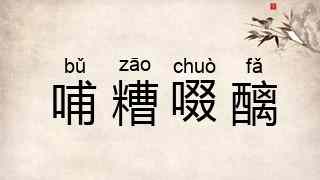 哺糟啜醨