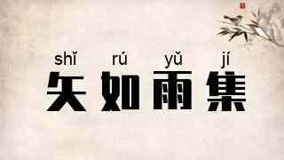 矢如雨集