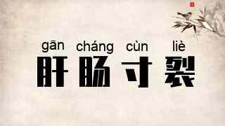肝肠寸裂