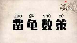 凿龟数策