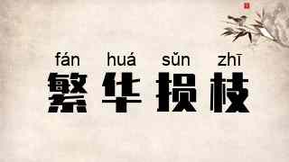 繁华损枝