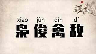 枭俊禽敌