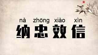 纳忠效信