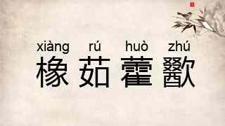 橡茹藿歠