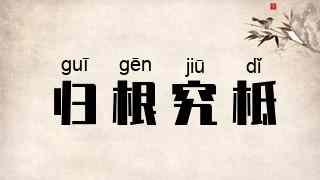 归根究柢