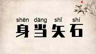 身当矢石