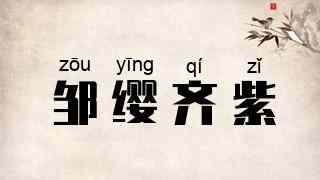 邹缨齐紫