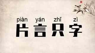 片言只字