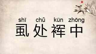虱处裈中