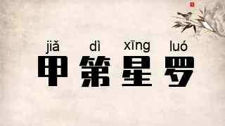 甲第星罗