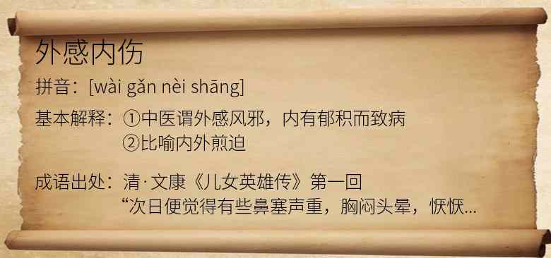 外感内伤