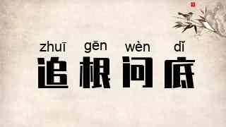 追根问底