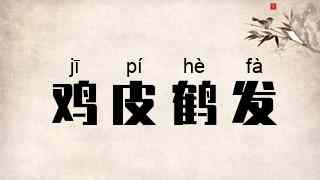 鸡皮鹤发
