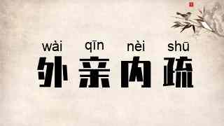 外亲内疏