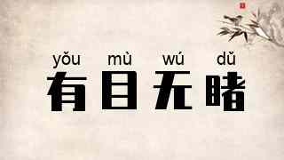 有目无睹