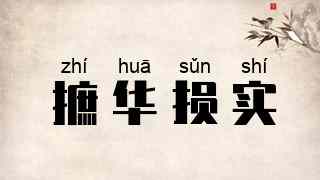 摭华损实