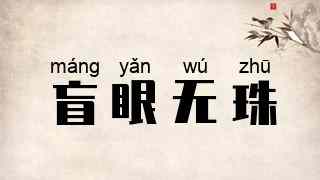 盲眼无珠