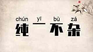 纯一不杂
