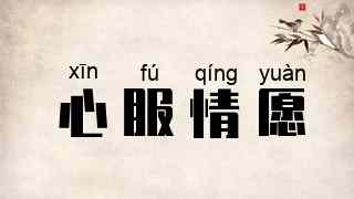 心服情愿
