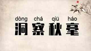 洞察秋毫
