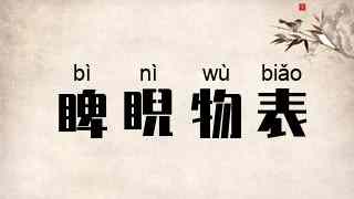 睥睨物表