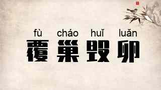 覆巢毁卵