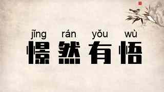憬然有悟