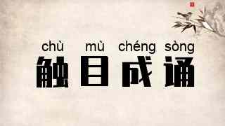 触目成诵