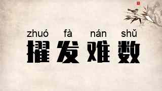 擢发难数