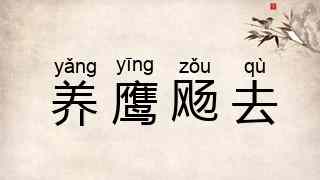 养鹰飏去