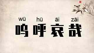 呜呼哀哉