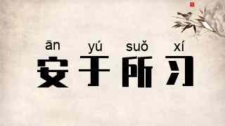 安于所习