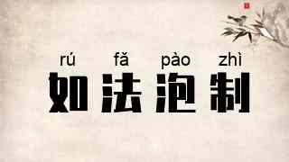 如法泡制